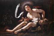 STROZZI, Bernardo St John the Baptist et France oil painting reproduction